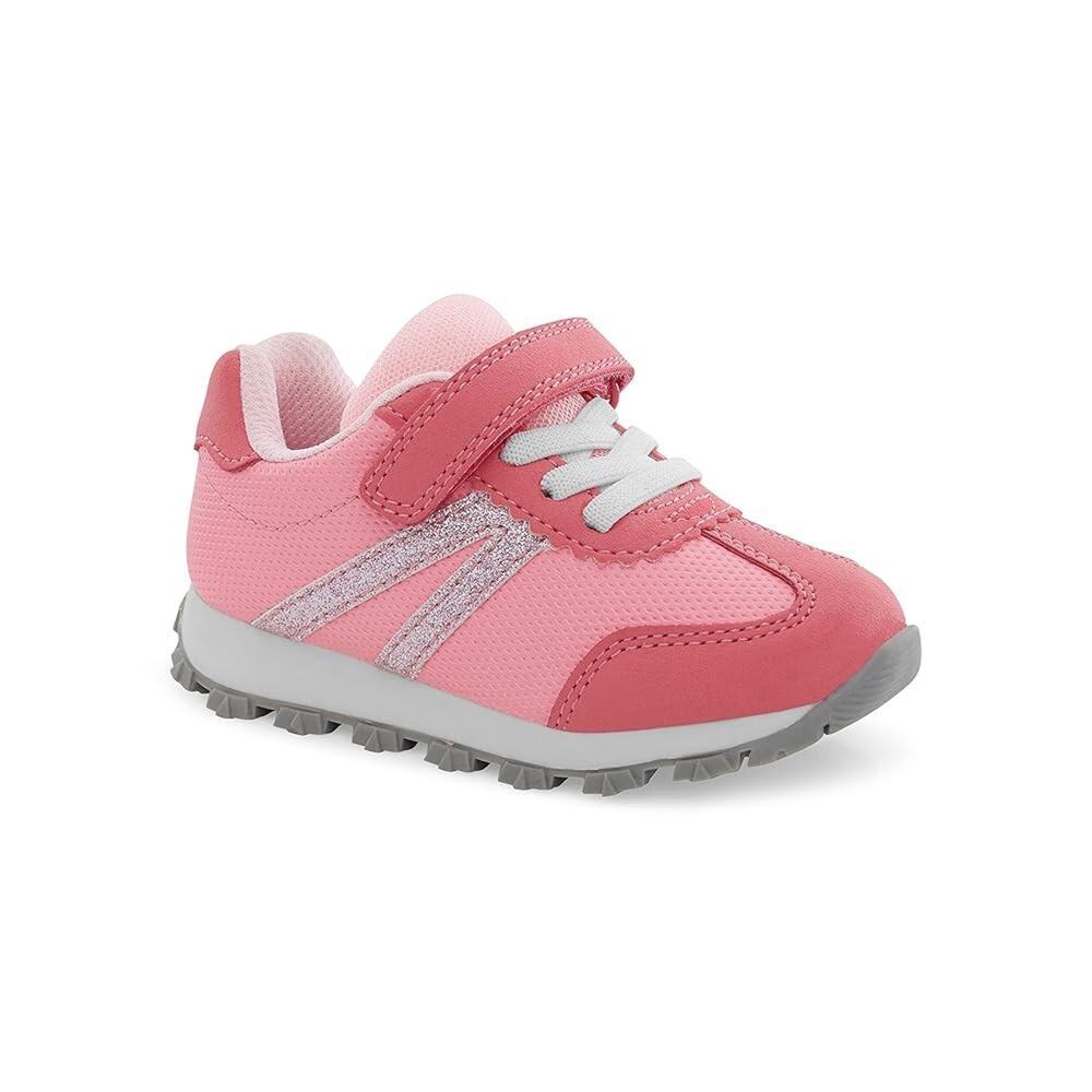 Carter's Pink Glitter Strap Kids Sneakers